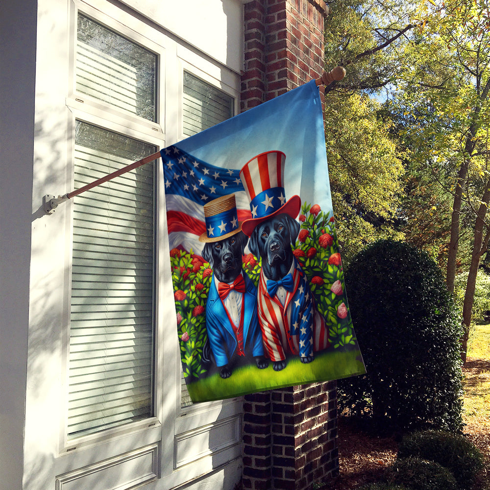 All American Labrador Retriever House Flag-1