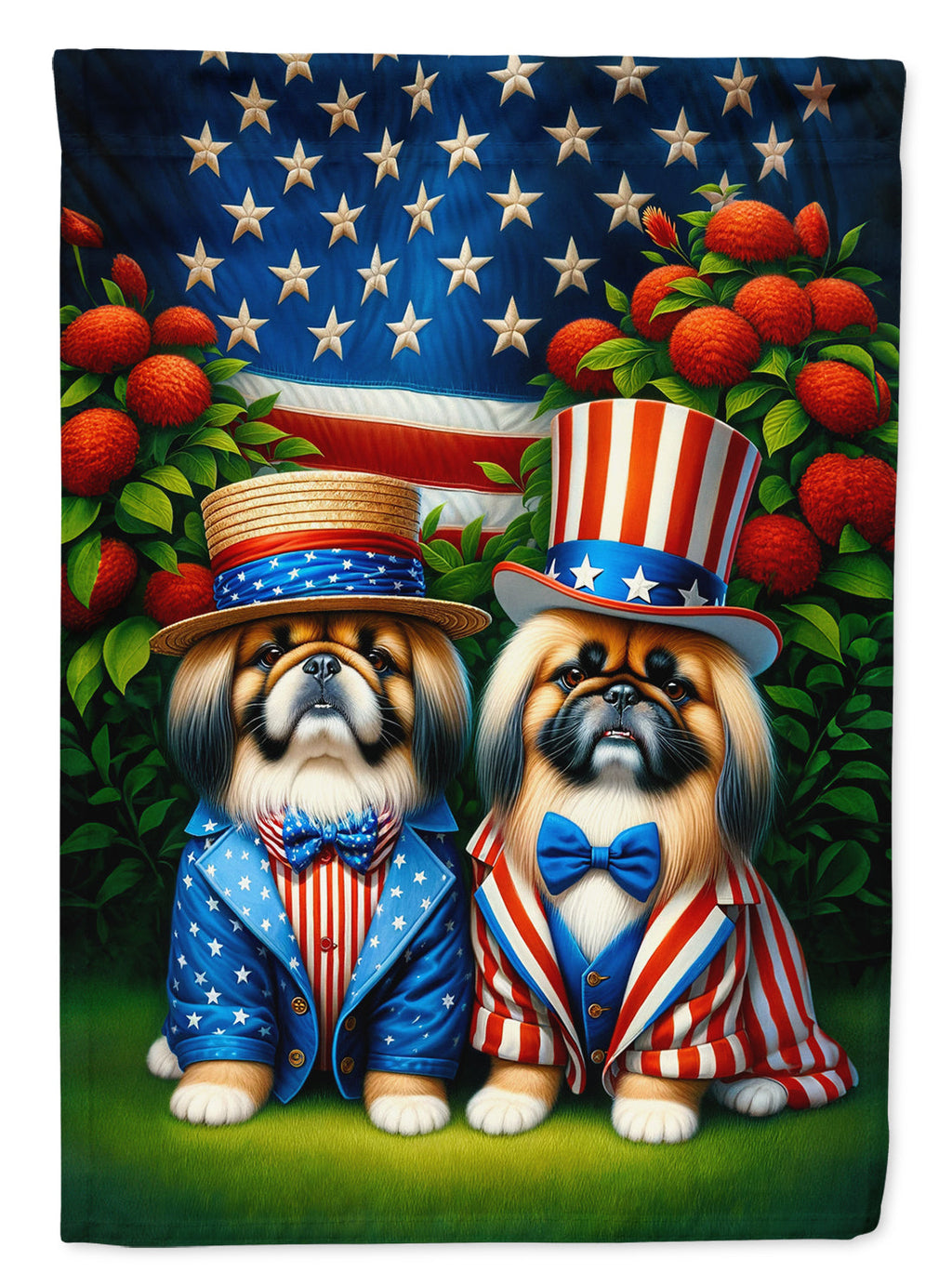 All American Pekingese House Flag-0
