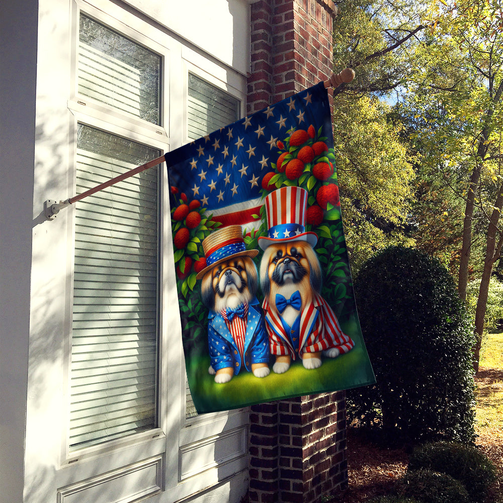 All American Pekingese House Flag-1