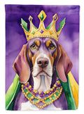 American English Coonhound King of Mardi Gras House Flag-0