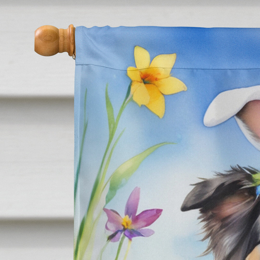 Australian Shepherd Easter Egg Hunt House Flag-2