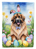 Leonberger Easter Egg Hunt House Flag-0