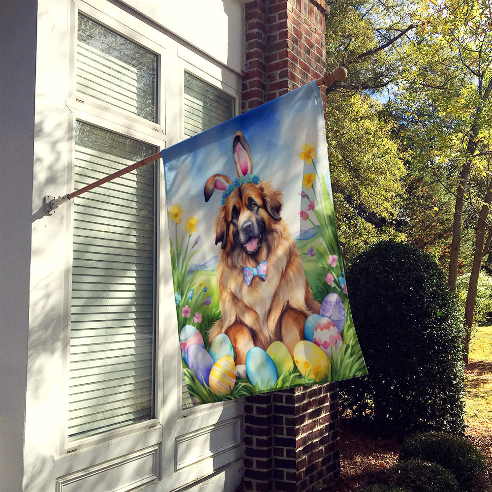 Leonberger Easter Egg Hunt House Flag-1