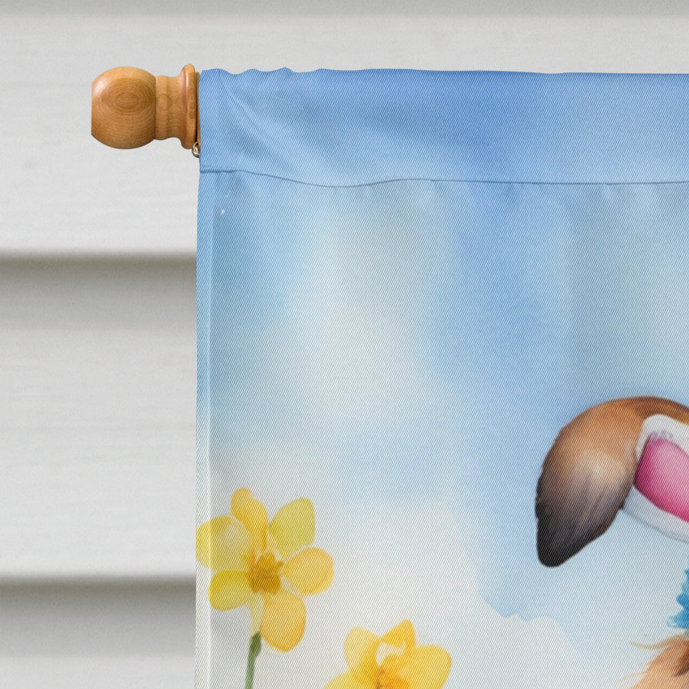 Leonberger Easter Egg Hunt House Flag-2
