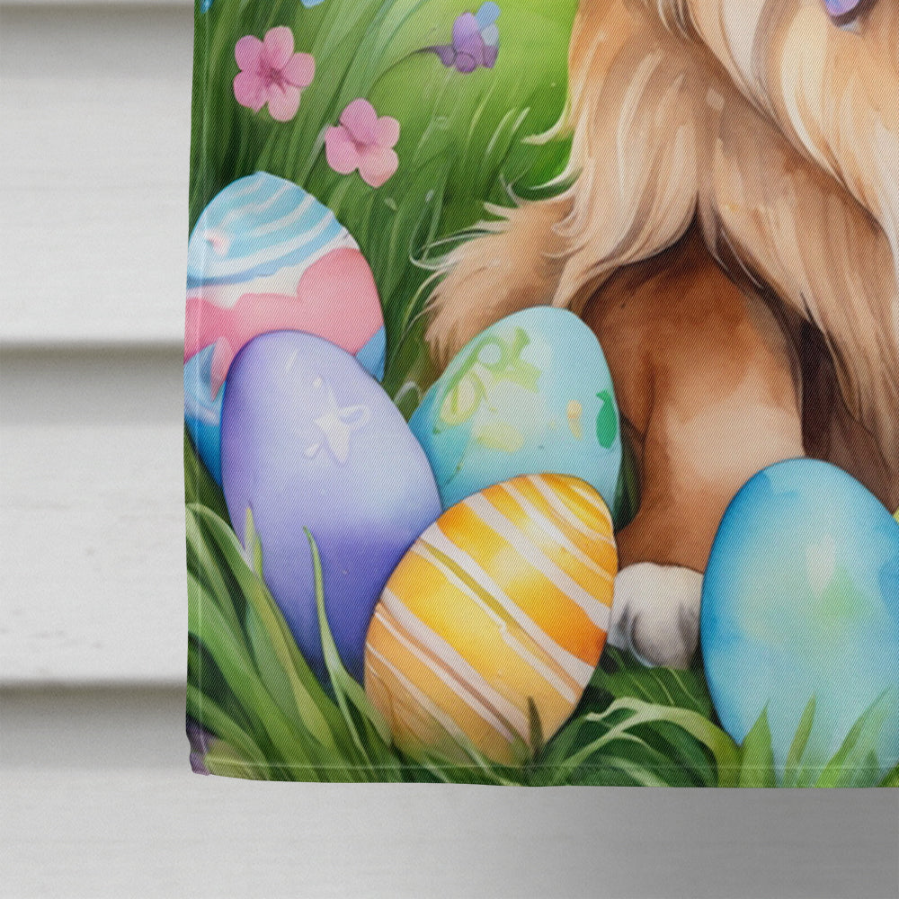 Leonberger Easter Egg Hunt House Flag-3