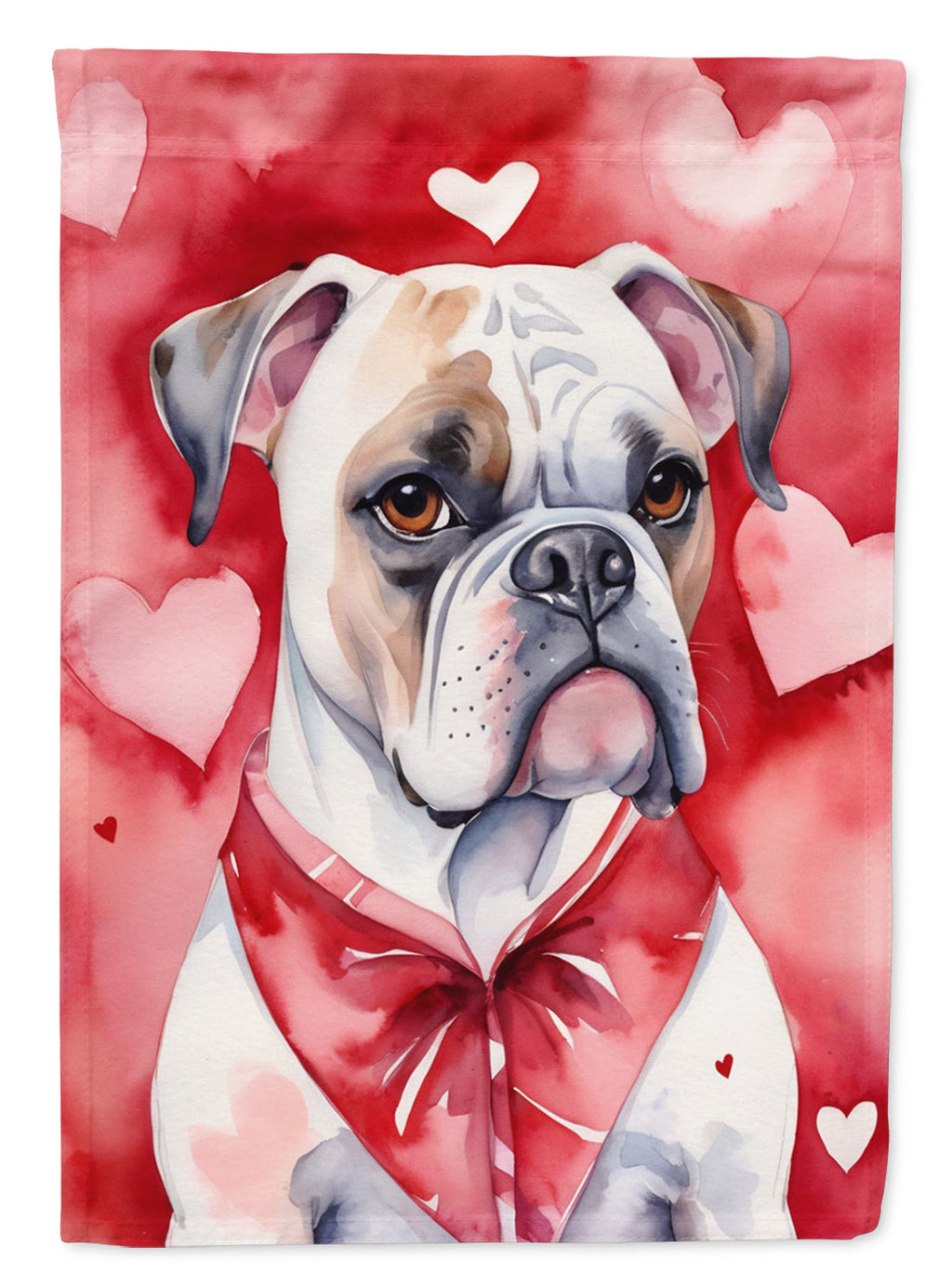 Boxer My Valentine House Flag-0