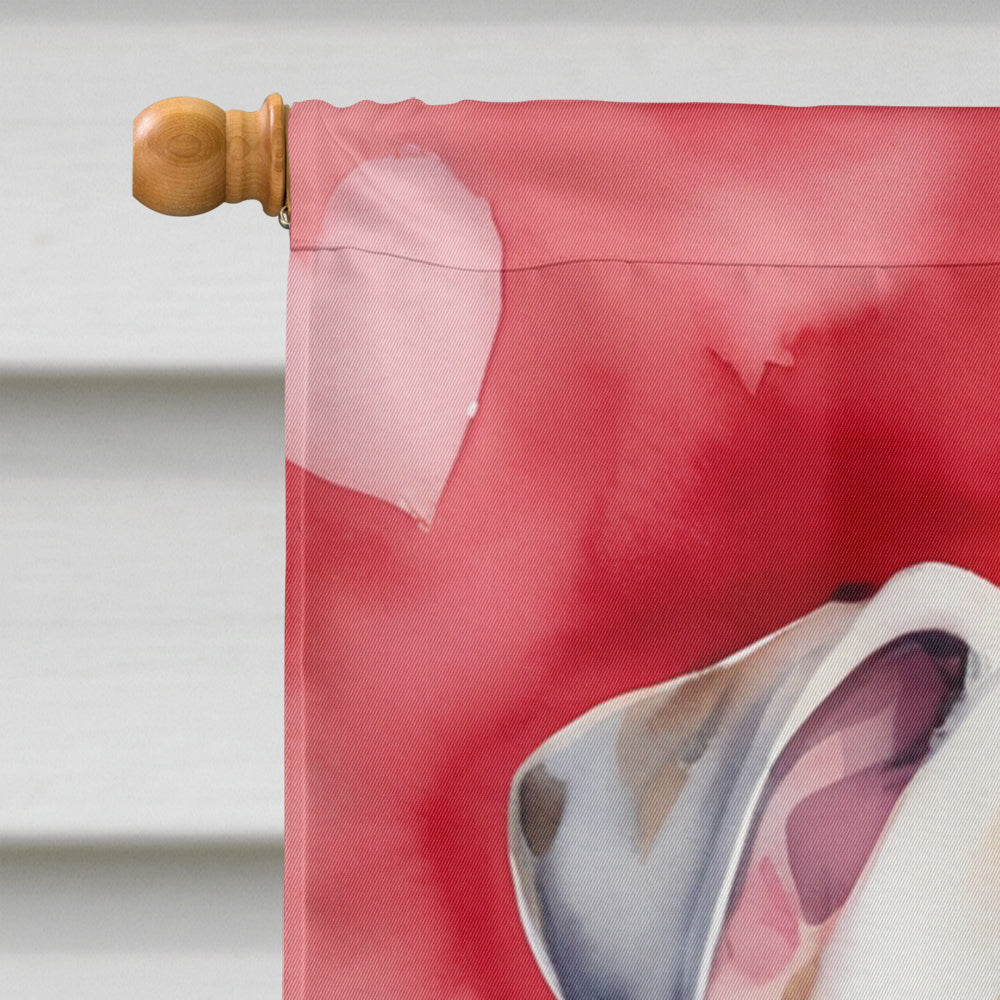 Boxer My Valentine House Flag-2
