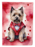 Cairn Terrier My Valentine House Flag-0