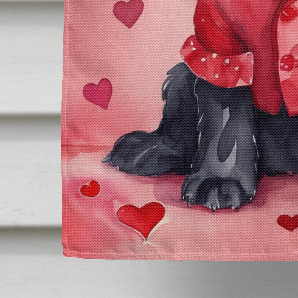 Cocker Spaniel My Valentine House Flag-3