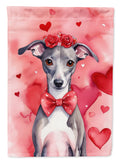 Italian Greyhound My Valentine House Flag-0