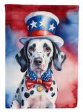 Dalmatian Patriotic American House Flag-0