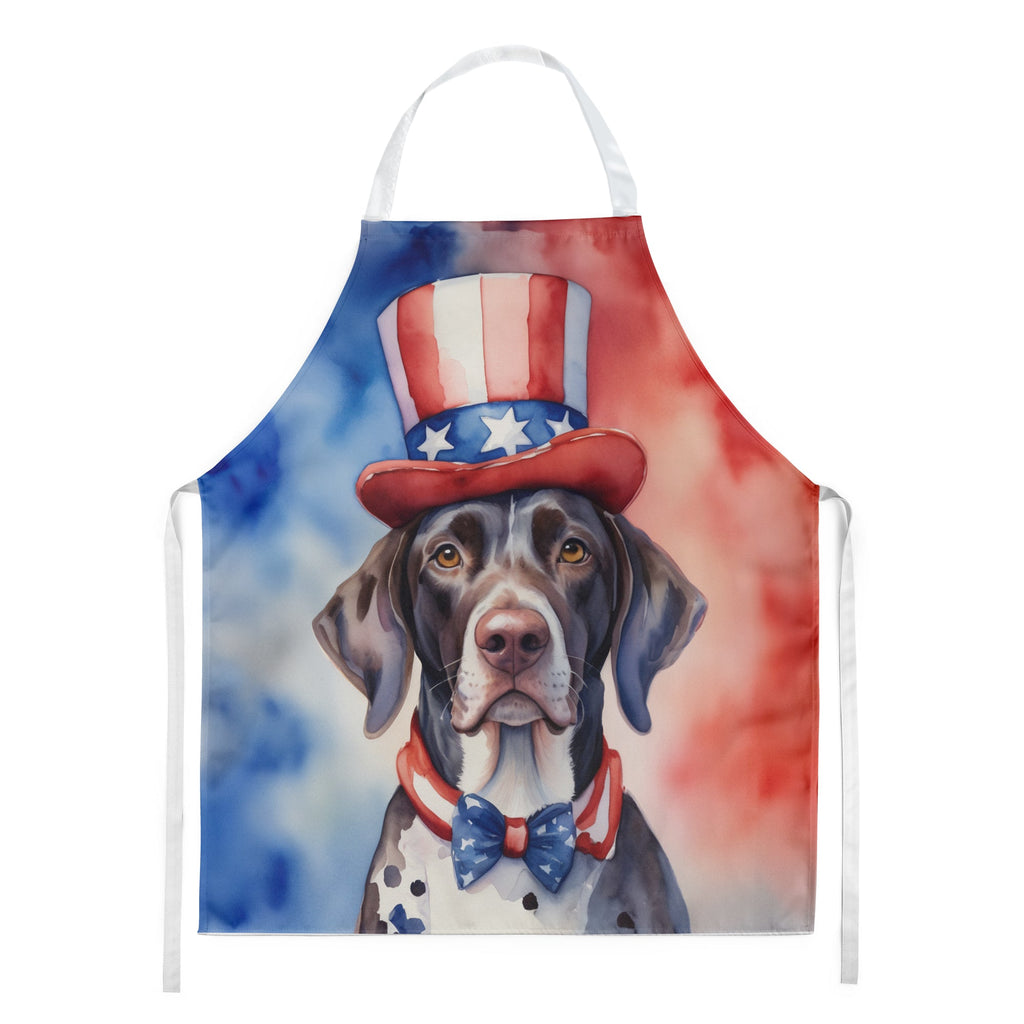 German Shorthaired Pointer Patriotic American Apron-0