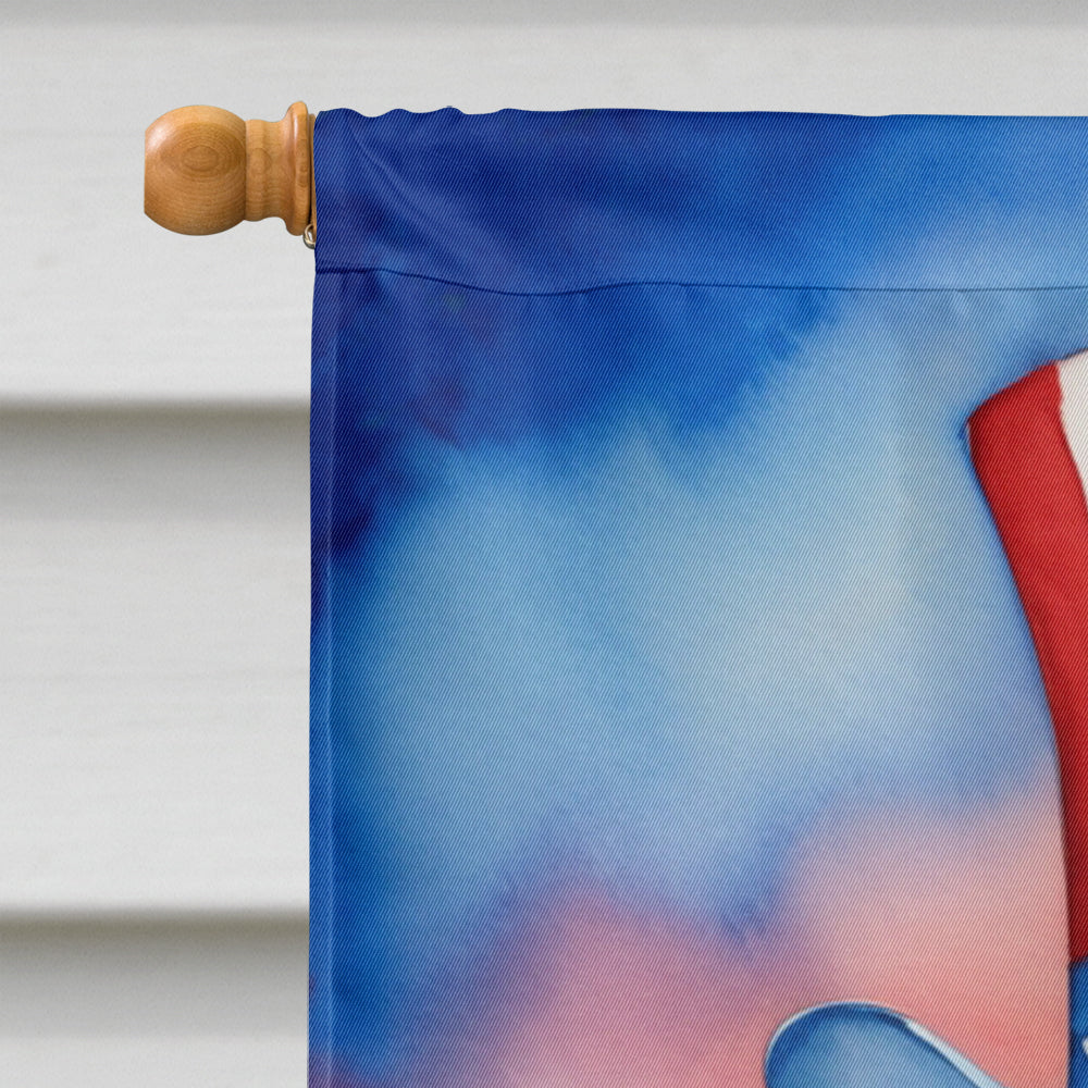 Japanese Chin Patriotic American House Flag-2