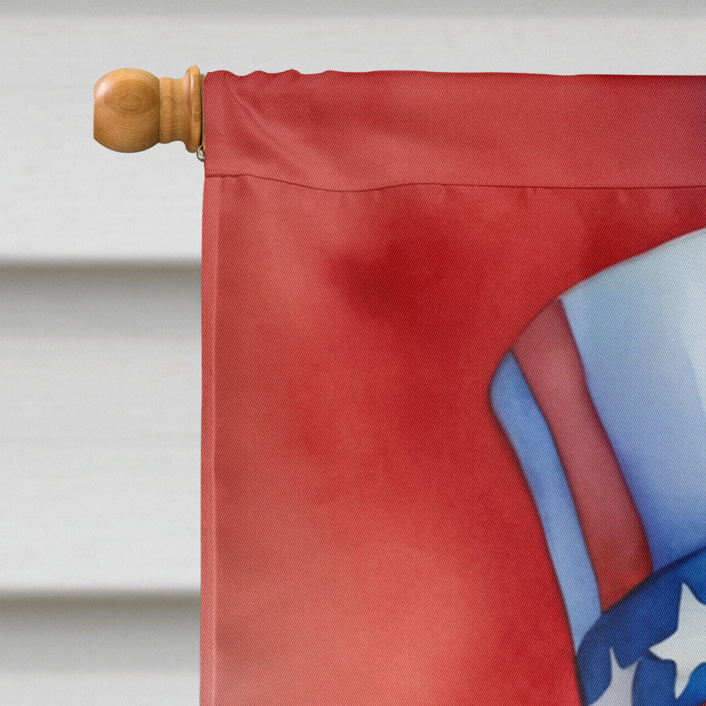 Mastiff Patriotic American House Flag-2