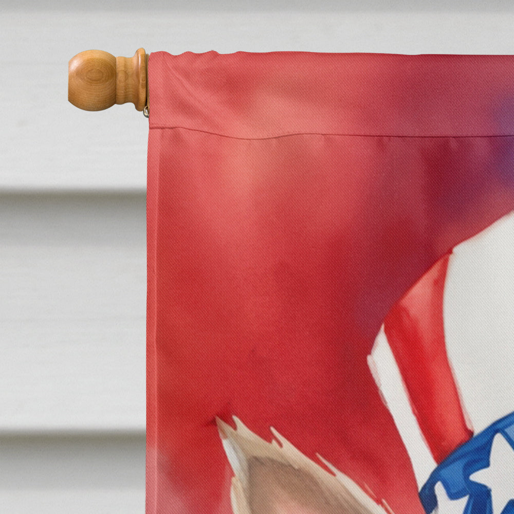 Yorkshire Terrier Patriotic American House Flag-2