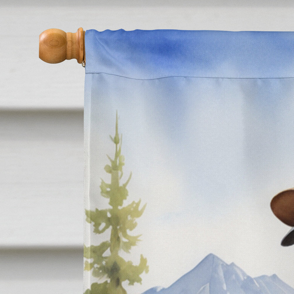 Greyhound Cowboy Welcome House Flag-2