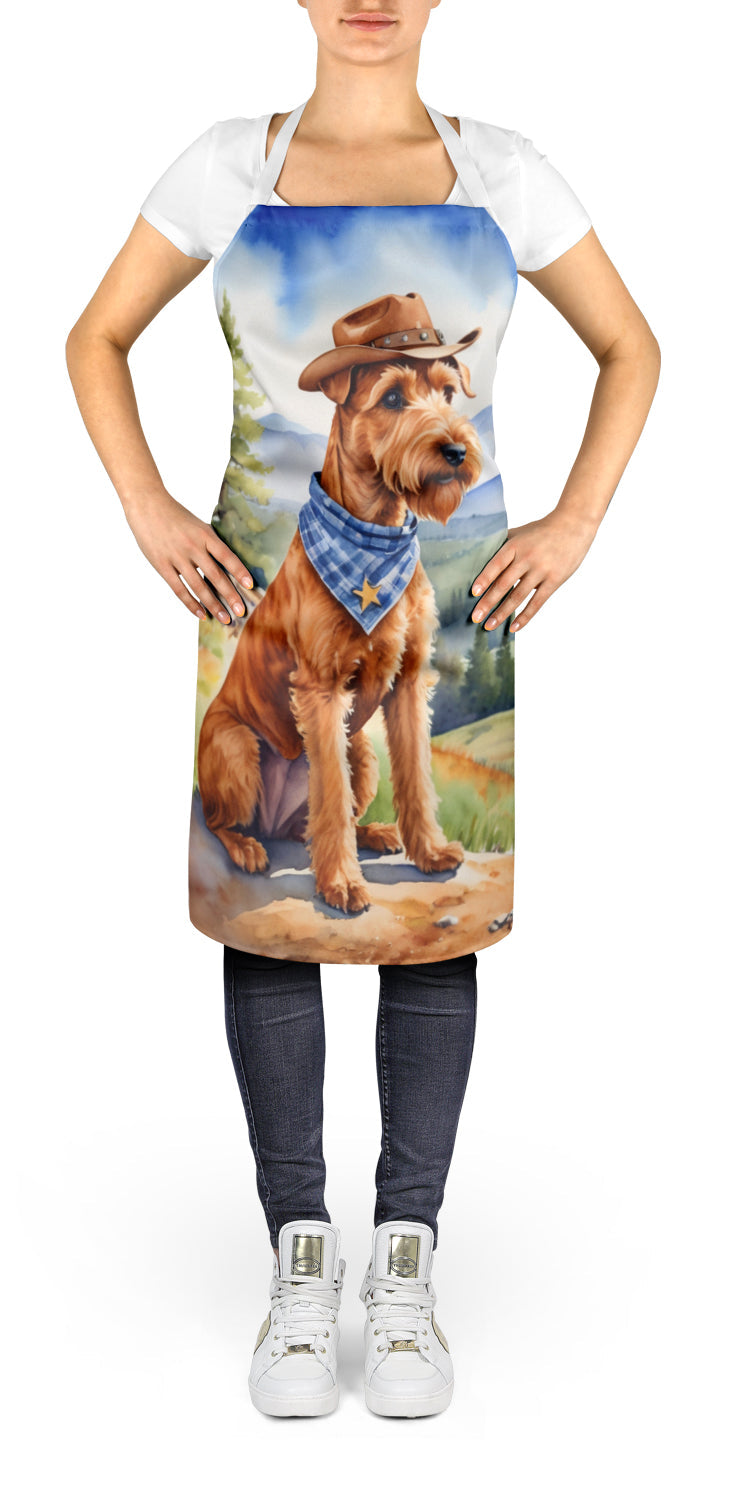 Irish Terrier Cowboy Welcome Apron-1