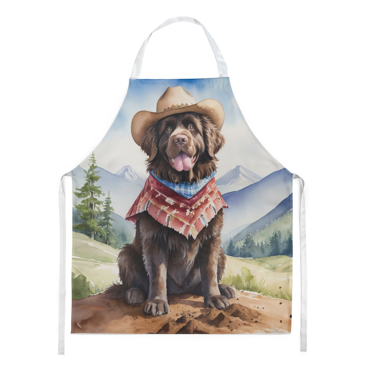 Newfoundland Cowboy Welcome Apron-0