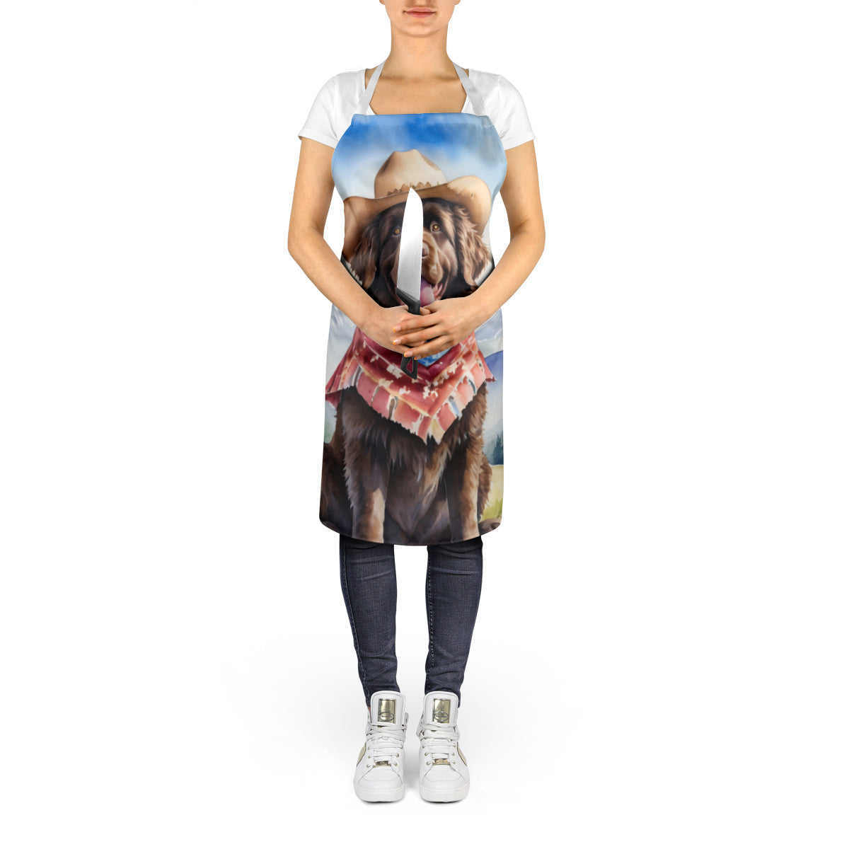 Newfoundland Cowboy Welcome Apron-4