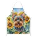 Yorkshire Terrier in Sunflowers Apron-0