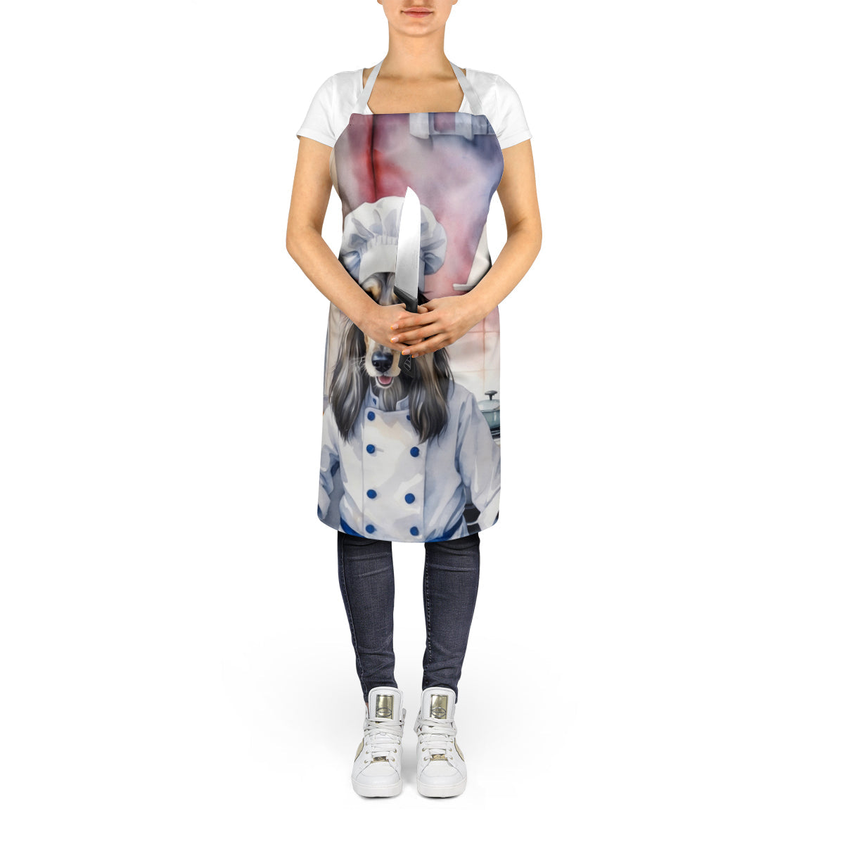 Afghan Hound The Chef Apron-4