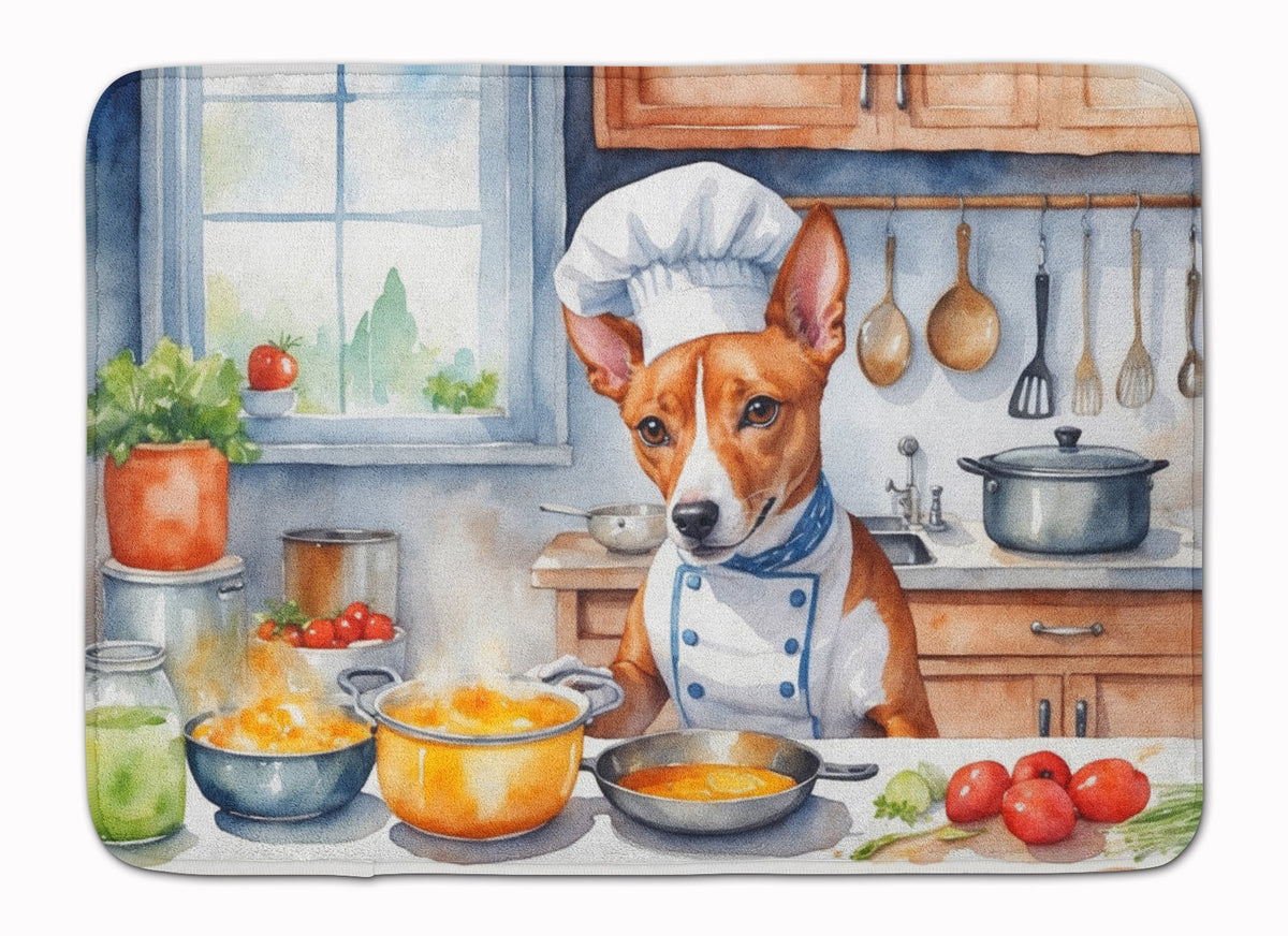 Basenji The Chef Memory Foam Kitchen Mat-0