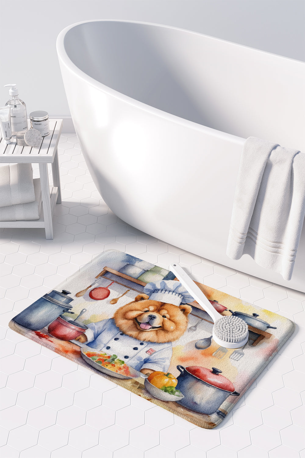 Chow Chow The Chef Memory Foam Kitchen Mat-2