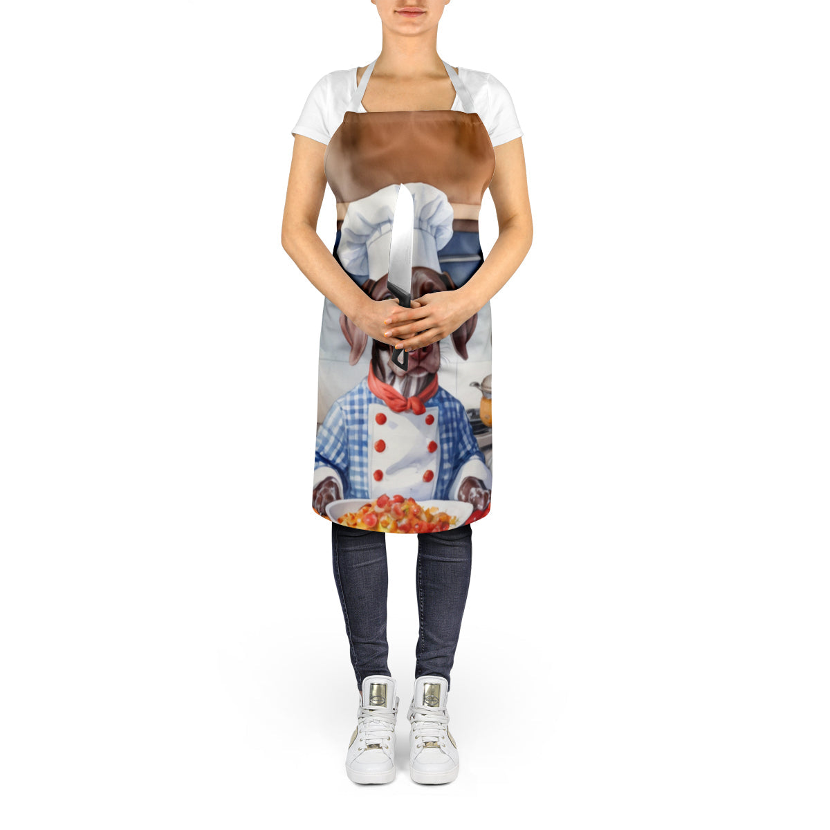 German Shorthaired Pointer The Chef Apron-4