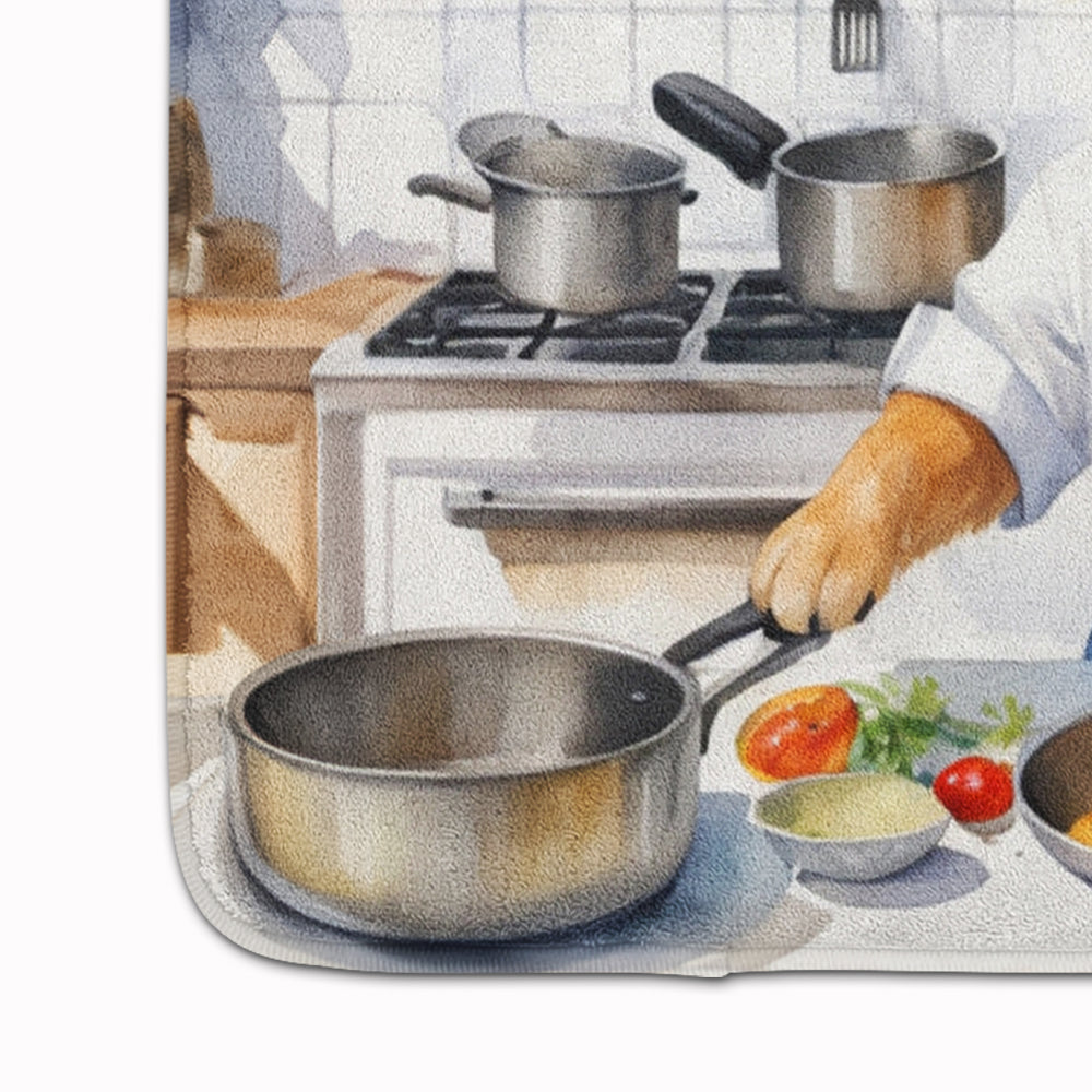 Golden Retriever The Chef Memory Foam Kitchen Mat-3