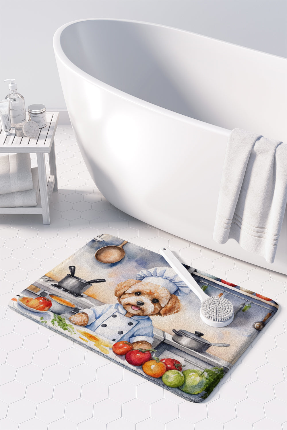 Maltipoo The Chef Memory Foam Kitchen Mat-2