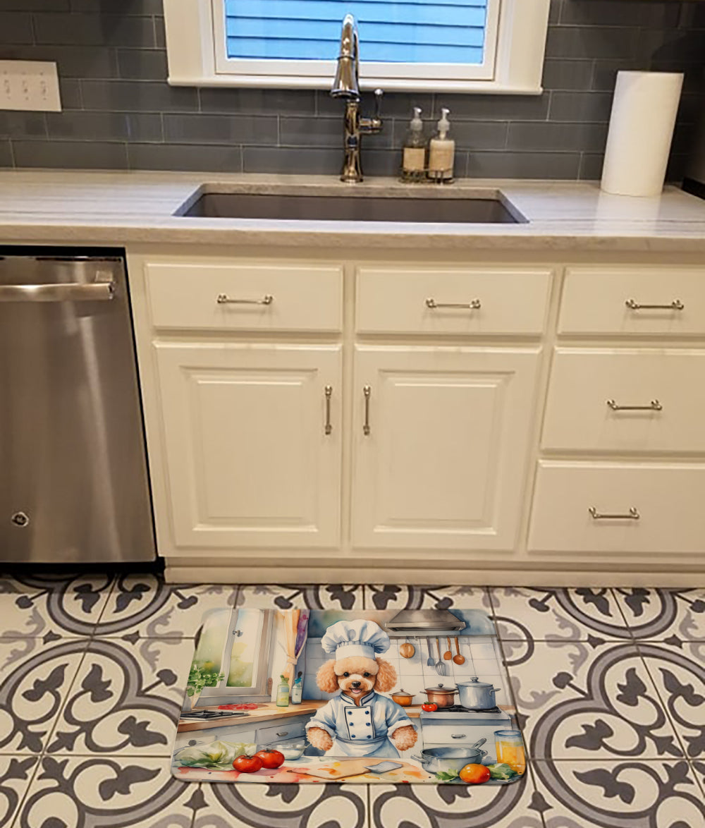 Poodle The Chef Memory Foam Kitchen Mat-1