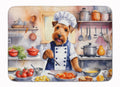 Welsh Terrier The Chef Memory Foam Kitchen Mat-0