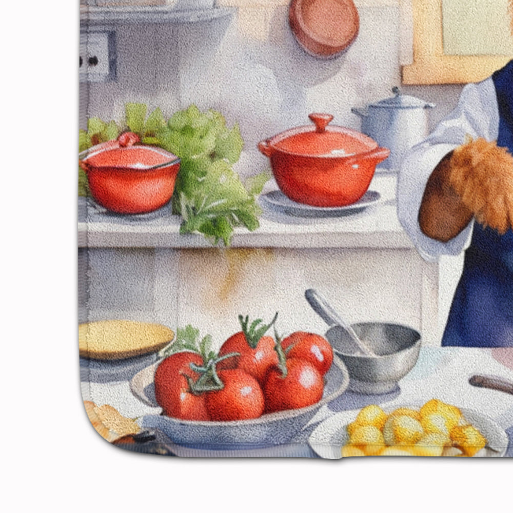 Welsh Terrier The Chef Memory Foam Kitchen Mat-3