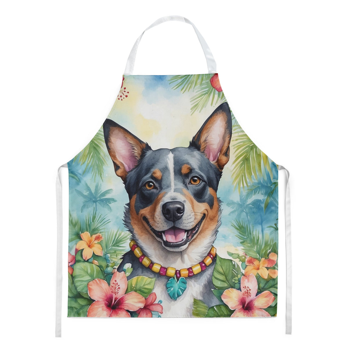 Australian Cattle Dog Luau Apron-0