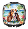 Basset Hound Luau Compact Mirror-0
