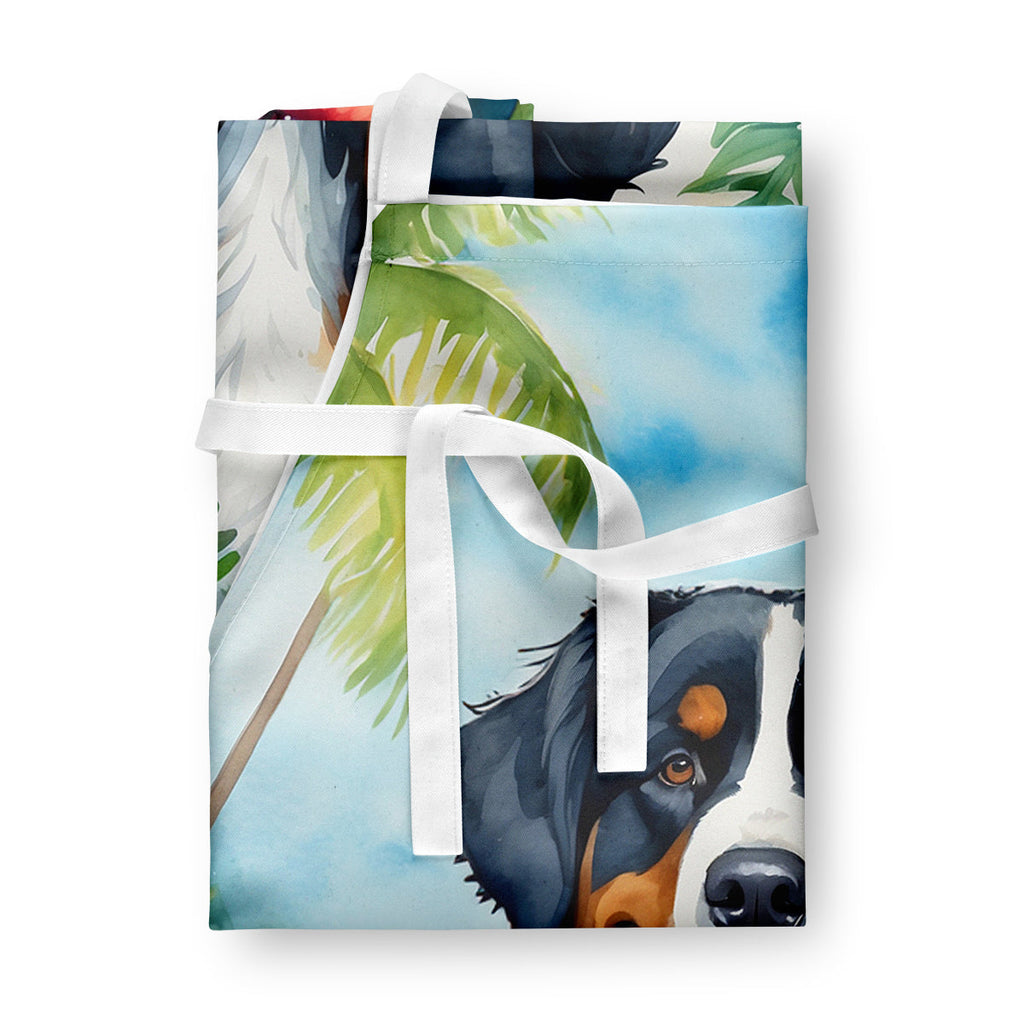 Bernese Mountain Dog Luau Apron-2