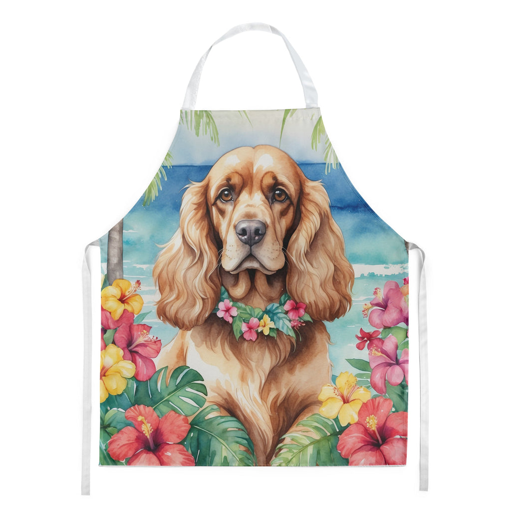 Cocker Spaniel Luau Apron-0