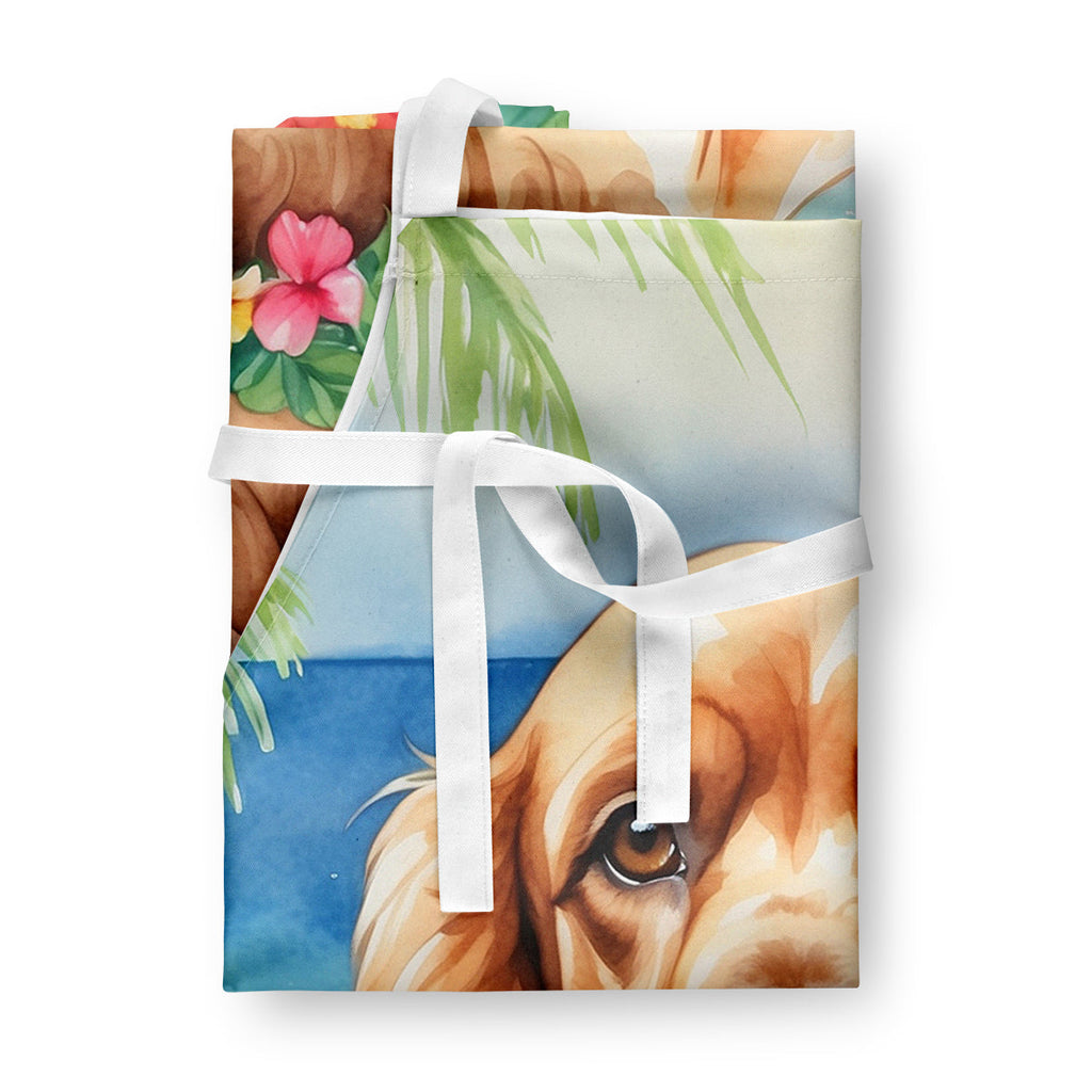 Cocker Spaniel Luau Apron-2