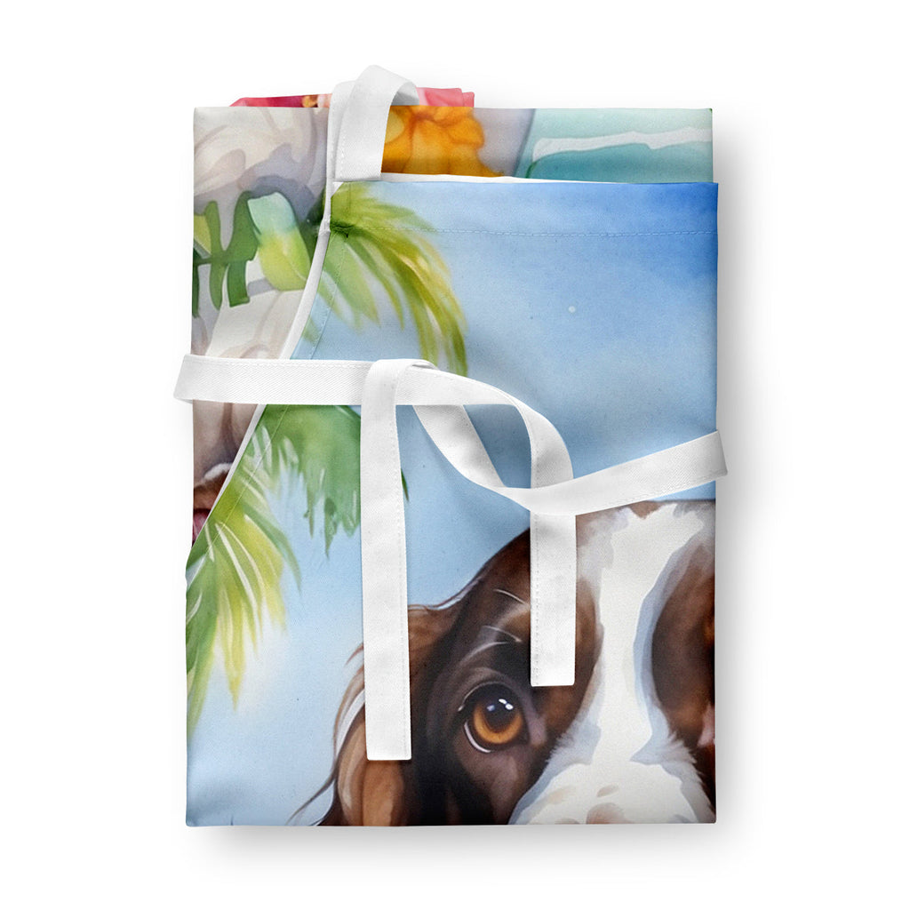 English Springer Spaniel Luau Apron-2