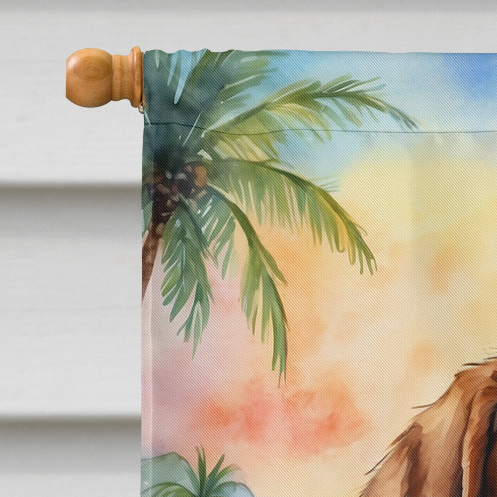 Saint Bernard Luau House Flag-2
