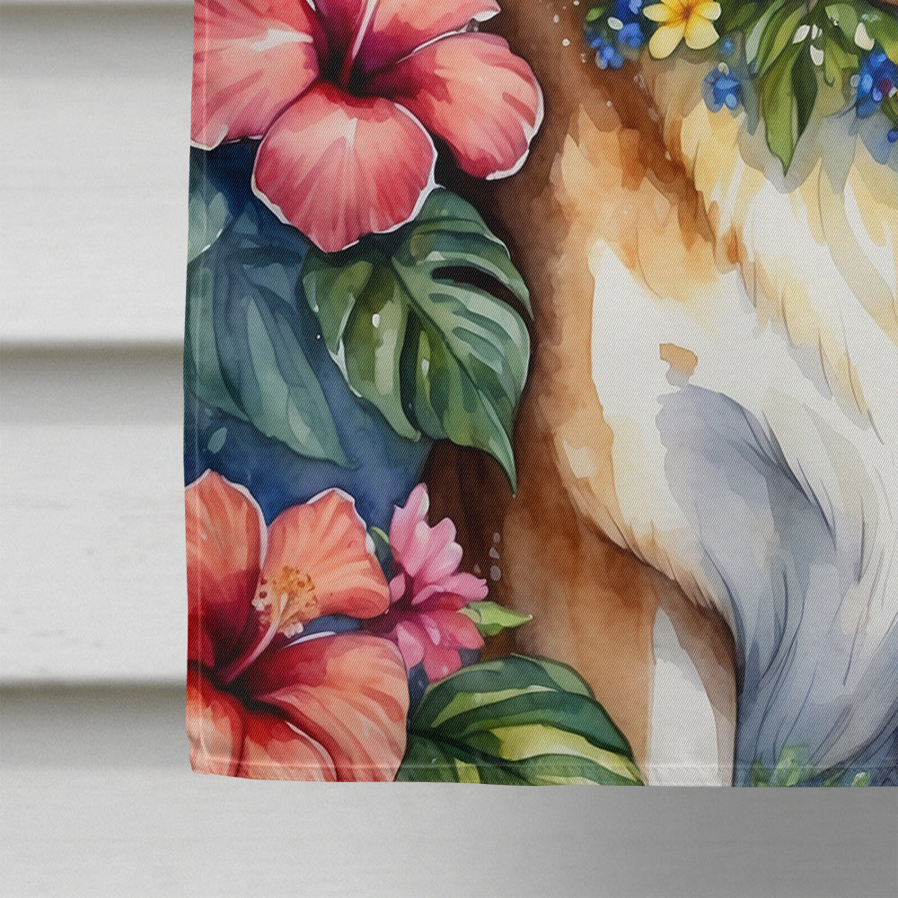 Saint Bernard Luau House Flag-3