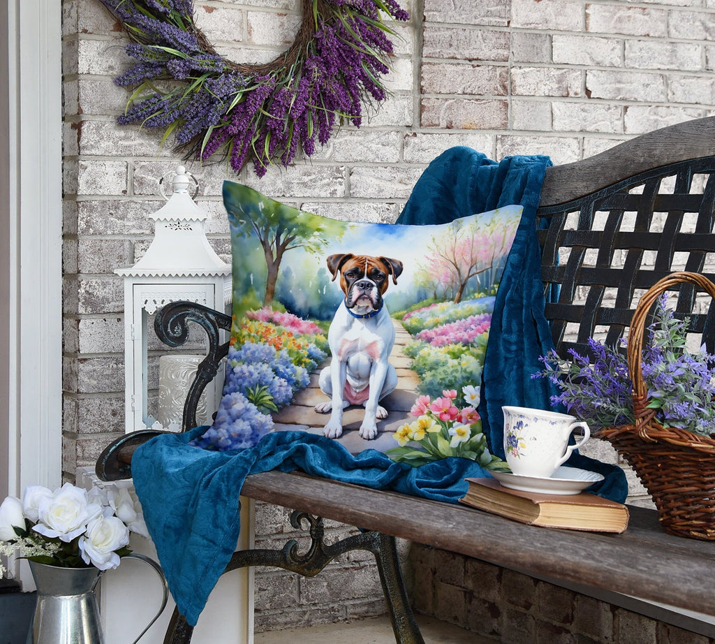 Boxer Spring Path Throw Pillow-3