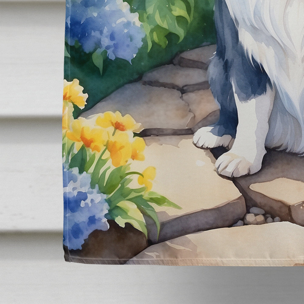 Japanese Chin Spring Path House Flag-3