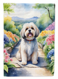 Lhasa Apso Spring Path House Flag-0