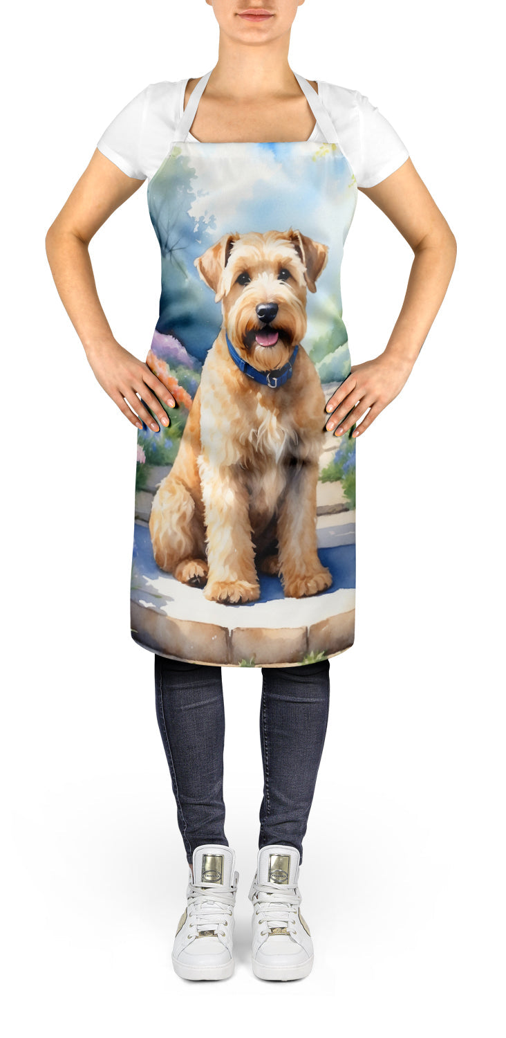 Wheaten Terrier Spring Path Apron-1