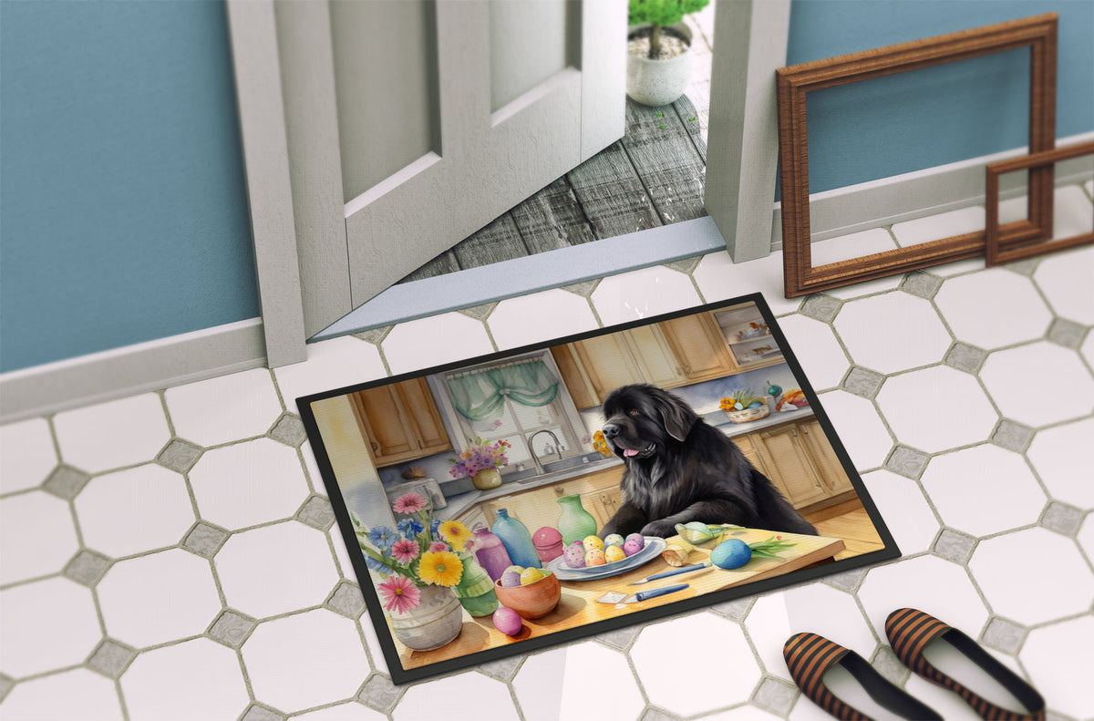 Decorating Easter Newfoundland Doormat-3