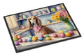 Decorating Easter Saluki Doormat-0