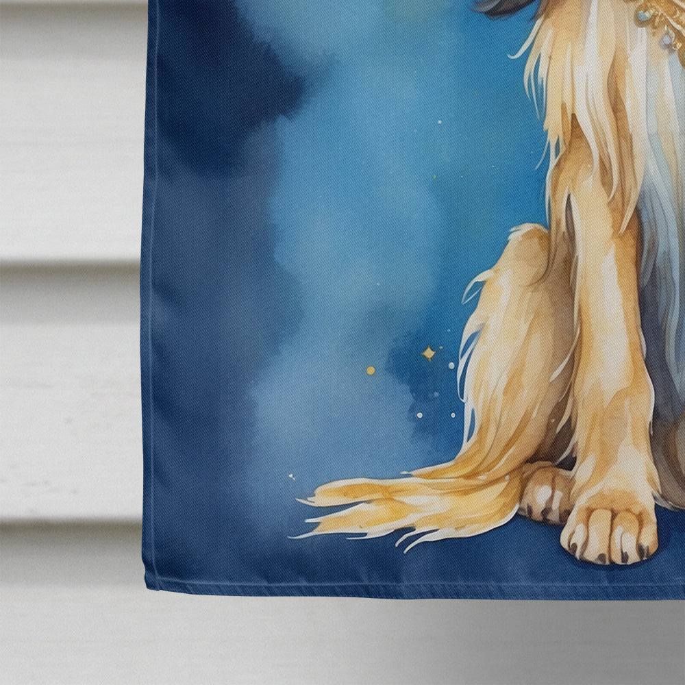 Afghan Hound My Angel House Flag-3