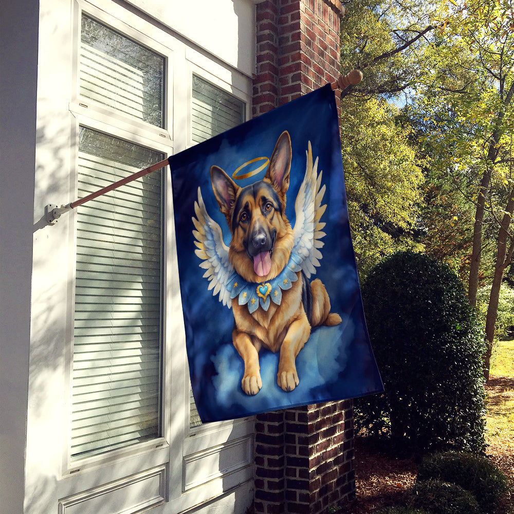 German Shepherd My Angel House Flag-1