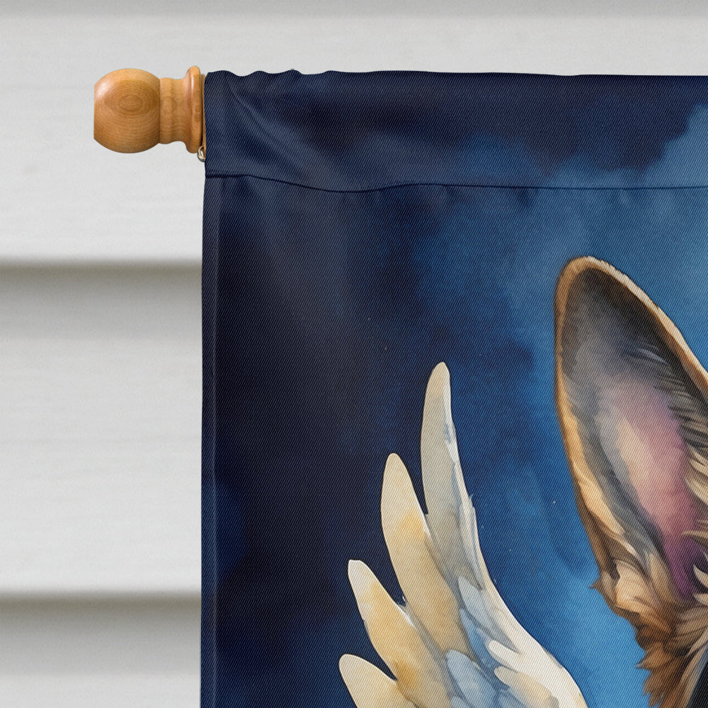 German Shepherd My Angel House Flag-2